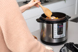 NNEDSZ 6L Electric Slow & Pressure Cooker (Silver) 8 Programs, 1000W