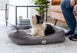 NNEDSZ Easy to Clean Electric Heated Rabbit Faux Fur Covering Pet Bed - Small