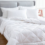 NNEDSZ Microfiber/Bamboo Blend, Hypoallergenic & Antibacterial Quilt - Queen