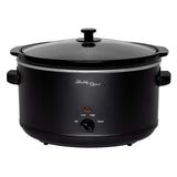 NNEDSZ 8L Slow Cooker (Black) Large Capacity Ceramic Pot, 300W