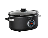 NNEDSZ 6.5L Digital Slow Cooker w/ Ceramic Pot, 300W, LED, 3 Programs