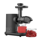 NNEDSZ Cold Press Slow Juicer, 150W w/ 500ml Juice & Pulp Containers