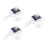 NNEDSZ Solar Multipurpose Light (3-Piece, White) w/ Screw & Mount, Energy-Saving
