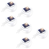NNEDSZ Solar Multipurpose Light (6-Piece, White) w/ Screw & Mount, Energy-Saving