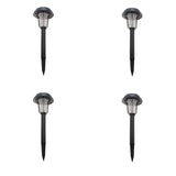 NNEDSZ Lenoxx Wireless Solar-Powered Mosquito Killer Lamp (4-Piece, Black)