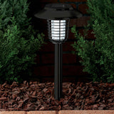 NNEDSZ Lenoxx Wireless Solar-Powered Mosquito Killer Lamp (4-Piece, Black)