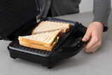 NNEDSZ Sandwich Press w/ 3 Interchangeable Plates Incl Toasties & Waffles