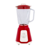 NNEDSZ 500W Glass Blender with Two Adjustable Speeds 1.5L - Red