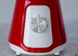NNEDSZ 500W Glass Blender with Two Adjustable Speeds 1.5L - Red