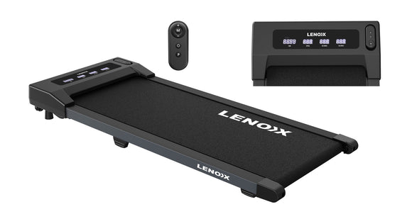 NNEDSZ 1.5 HP Electric Walking Pad Treadmill with Remote Control and Display Screen