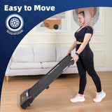 NNEDSZ 1.5 HP Electric Walking Pad Treadmill with Remote Control and Display Screen