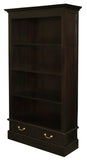 NNEDSZ Tasmania 2 Drawer Bookcase (Chocolate)