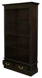 NNEDSZ Tasmania 2 Drawer Bookcase (Chocolate)