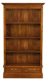 NNEDSZ Tasmania 2 Drawer Bookcase (Light Pecan)