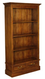 NNEDSZ Tasmania 2 Drawer Bookcase (Light Pecan)