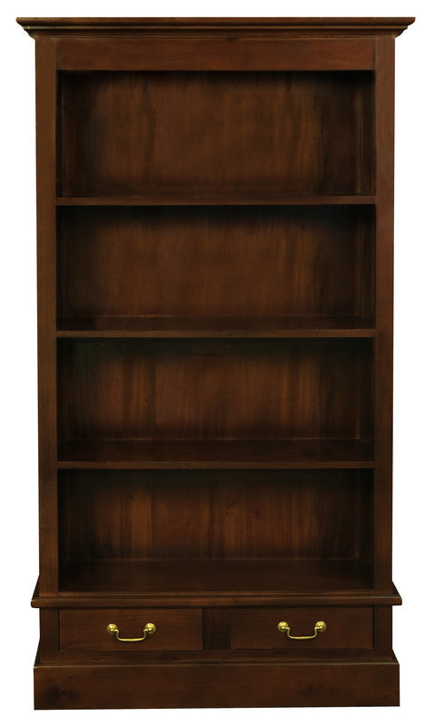 NNEDSZ 2 Drawer Bookcase (Mahogany)