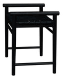 NNEDSZ Elliot Single Seater Bench with Genuine Leather (Black)