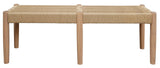 NNEDSZ Kelly Loom Oak Bench (Natural)