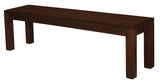 NNEDSZ Tilda Solid Mahogany Timber Bench (Mahogany)