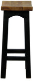 NNEDSZ Tokyo Timber Kitchen Counter Stool (Black Caramel)