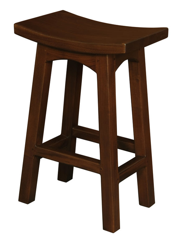NNEDSZ Tokyo Timber Kitchen Counter Stool (Mahogany)