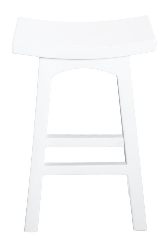 NNEDSZ Tokyo Timber Kitchen Counter Stool (White)