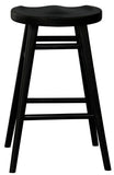 NNEDSZ Scandinavian Timber Kitchen Counter Stool (Black)