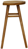 NNEDSZ Scandinavian Timber Kitchen Counter Stool (Caramel)