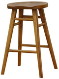 NNEDSZ Scandinavian Timber Kitchen Counter Stool (Caramel)