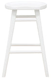 NNEDSZ Scandinavian Timber Kitchen Counter Stool (White)