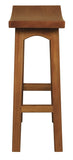NNEDSZ Tokyo Solid Mahogany Timber Barstool (Light Pecan)