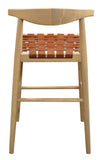 NNEDSZ Elliot Genuine Leather Barstool - Set of 2 (Natural)