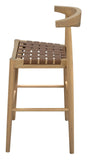 NNEDSZ Elliot Leather Kitchen Counter Stool (Natural)