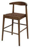 NNEDSZ Elliot Leather Kitchen Counter Stool (Walnut)