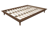 NNEDSZ Gatsby Queen Size Platform Bed Base (Walnut)