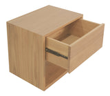 NNEDSZ Oscar 1 Drawer Bedside Table (Natural)