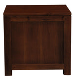 NNEDSZ Amsterdam Solid Mahogany Timber 1 Drawer Bedside Table (Mahogany)