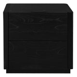 NNEDSZ Gatsby 2-Drawer Bedside Table (Black)