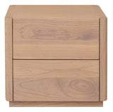 NNEDSZ Gatsby 2-Drawer Bedside Table (Natural)