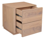 NNEDSZ Gatsby 2-Drawer Bedside Table (Natural)