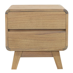 NNEDSZ Providence 2 Drawer Bedside Table (Natural)