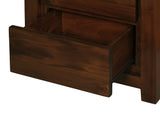 NNEDSZ Amsterdam 2 Drawer Bedside Table (Mahogany)