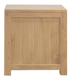 NNEDSZ Amsterdam Solid White Cedar 2 Drawer Bedside (Natural)