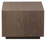NNEDSZ Oscar 1 Drawer Low Bedside Table (Latte)