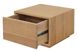 NNEDSZ Oscar 1 Drawer Low Bedside Table (Natural)