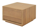NNEDSZ Oscar 1 Drawer Low Bedside Table (Natural)