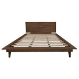 NNEDSZ Gatsby Platform Queen Bed (Walnut)