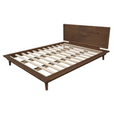 NNEDSZ Gatsby Platform Queen Bed (Walnut)
