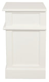 NNEDSZ 1 Solid Door 1 Drawer Bedside (White)
