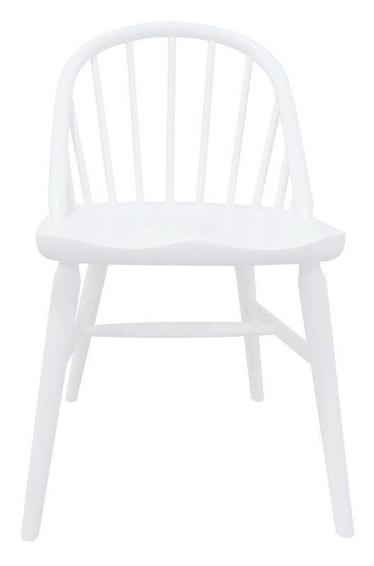 NNEDSZ Vera Solid Oak Dining Chair - Set of 2 (White)
